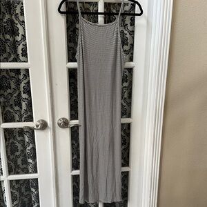 Striped spaghetti strap Maxi Dress